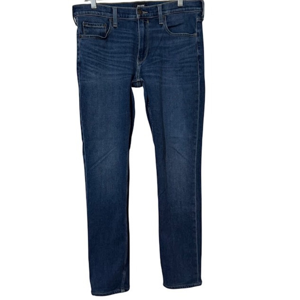 PAIGE Mid Wash Lennox Slim Fit Tapered Stretch Jeans Mens 31